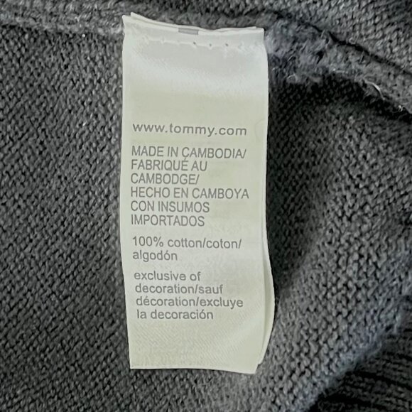 Mens Tommy Hilfiger Sweater Size XXL Big Flag Logo Crewneck Pullover 100% Cotton - Picture 6 of 12